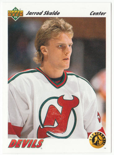 1991-92 Upper Deck Hockey #446 Jarrod Skalde Rookie Card