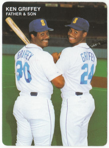 1991 Mothers Cookies Father Son Baseball #4 Ken Griffey