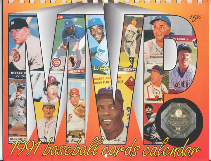1991 Krause MVP Baseball Card Calendar