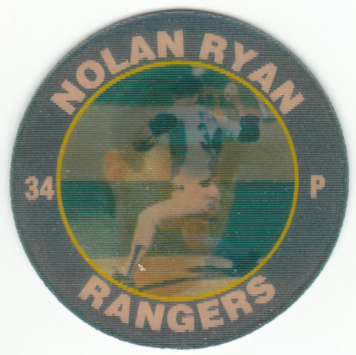 1991 7 Eleven Baseball Coin #8 Nolan Ryan