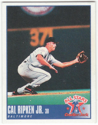 1997 Cracker Jack Baseball All Stars Mini #3 Cal Ripken Jr