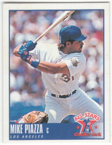 1997 Cracker Jack Baseball All Stars Mini #15 Mike Piazza