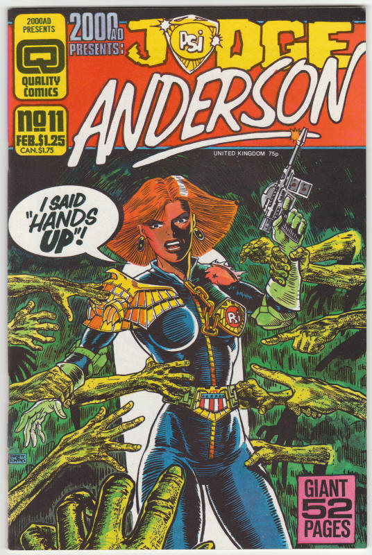 2000 AD Monthly Regular Series #11 front cover