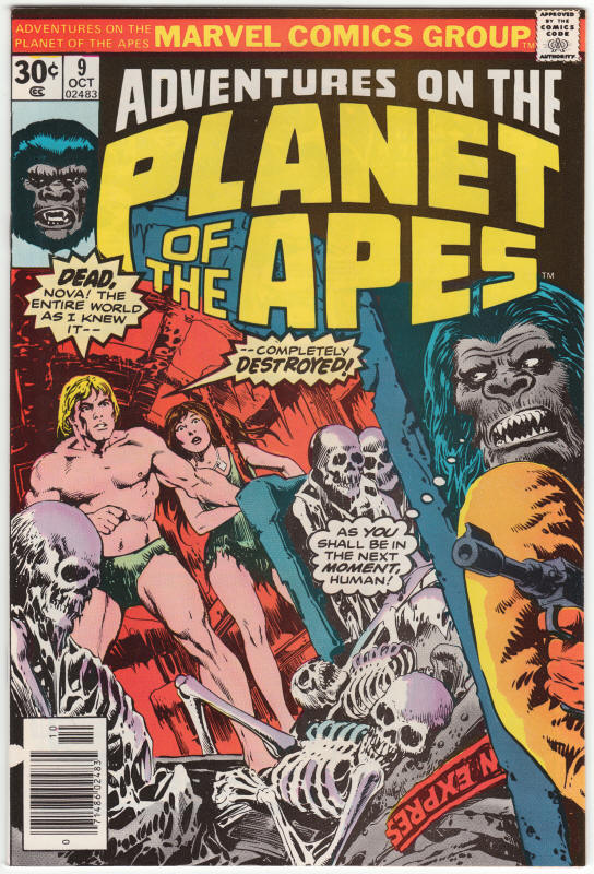Adventures On The Planet Of The Apes #9 front cover