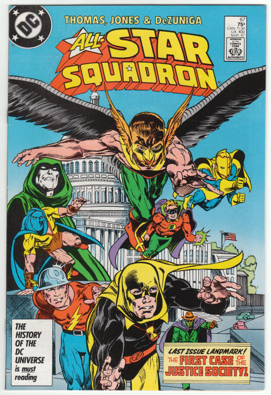 All Star Squadron #67 front cover