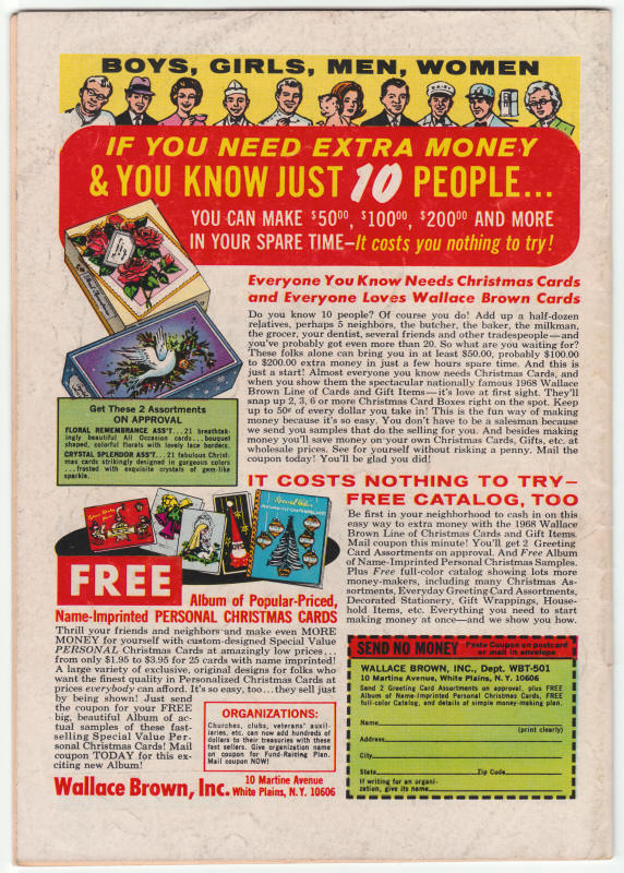 Amazing Spider-Man #64 back cover