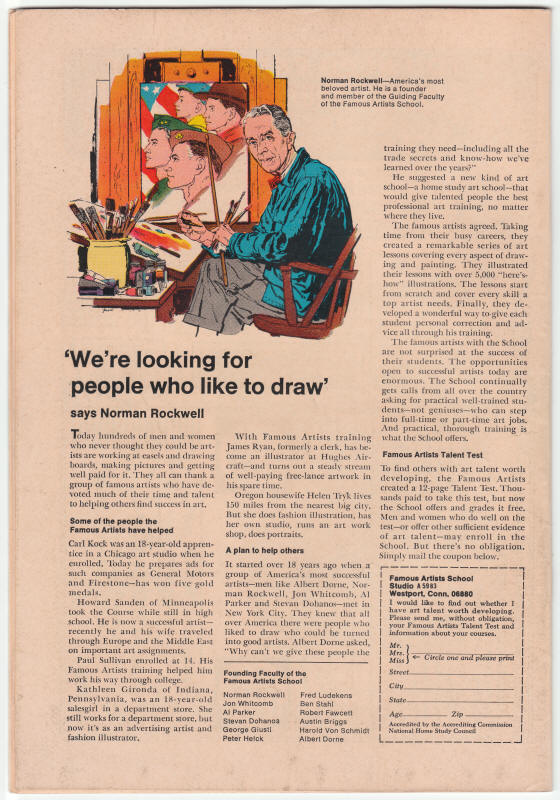 Amazing Spider-Man #71 back cover