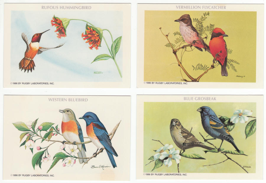 1986 American Wildlife Heritage Cards