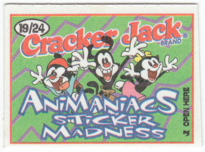 Animaniacs Cracker Jack Sticker