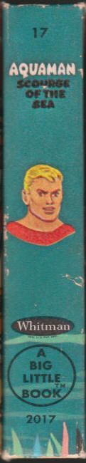 Aquaman Big Little Books 17 spine