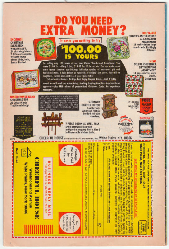Archies Joke Book Magazine #187 back cover