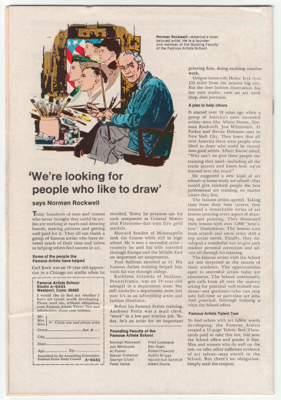 Astonishing Tales #3 back cover