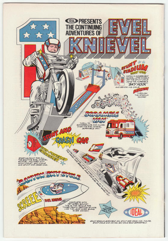 The Avengers 131 back cover