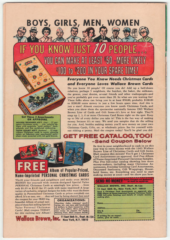 The Avengers #20 back cover