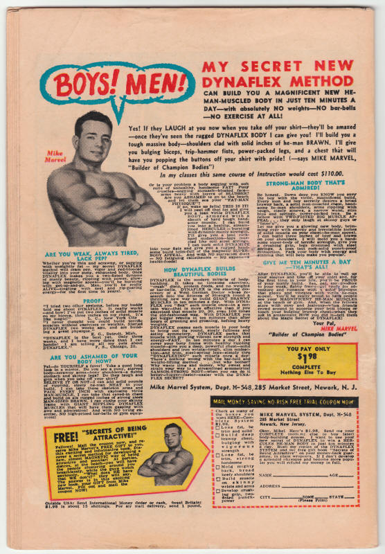 The Avengers #26 back cover
