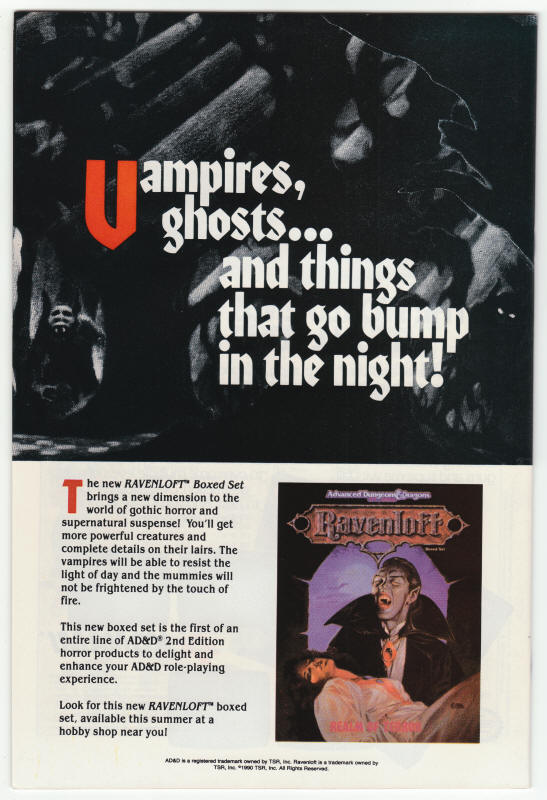 The Avengers #323 back cover