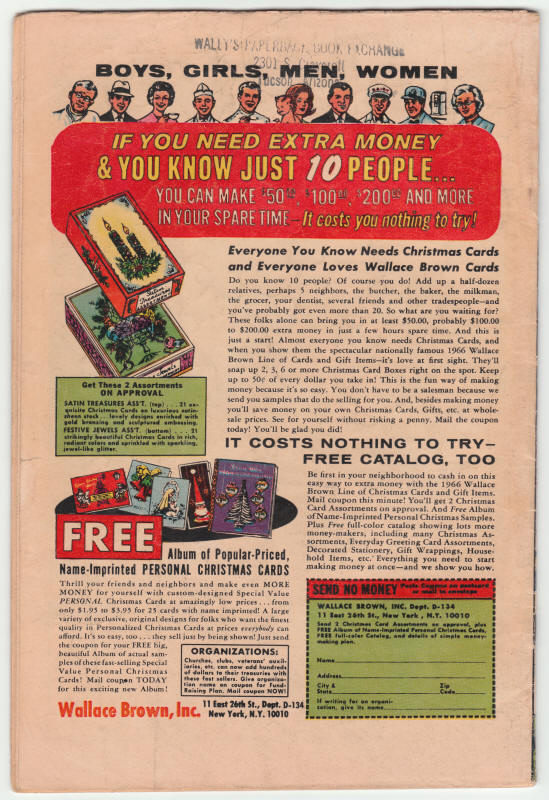 The Avengers #32 back cover