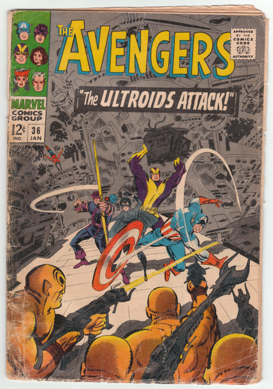 The Avengers #36 front cover