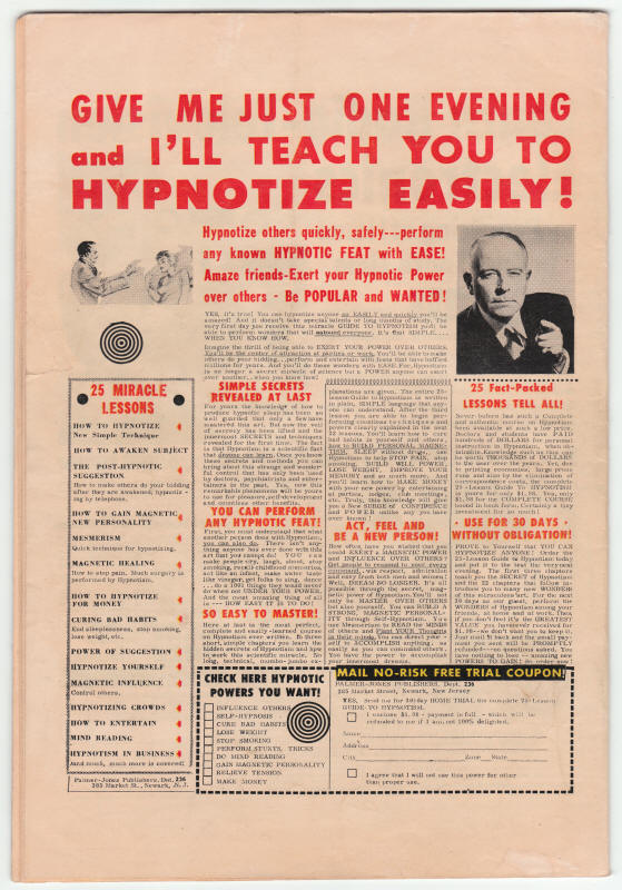 The Avengers #3 back cover