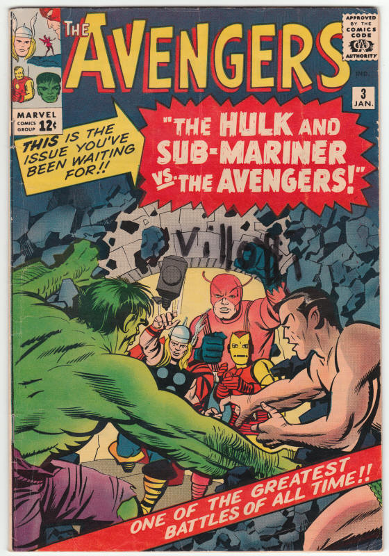 The Avengers #3 front cover