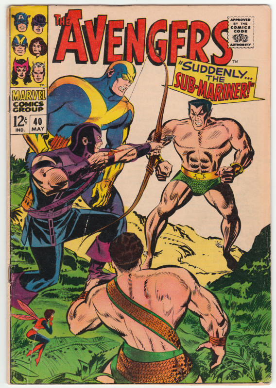 The Avengers #40 front cover