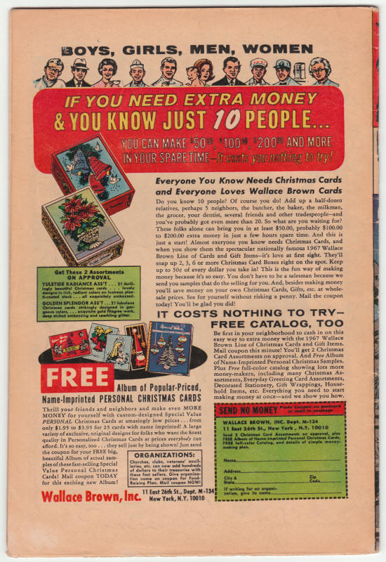 The Avengers #43 back cover