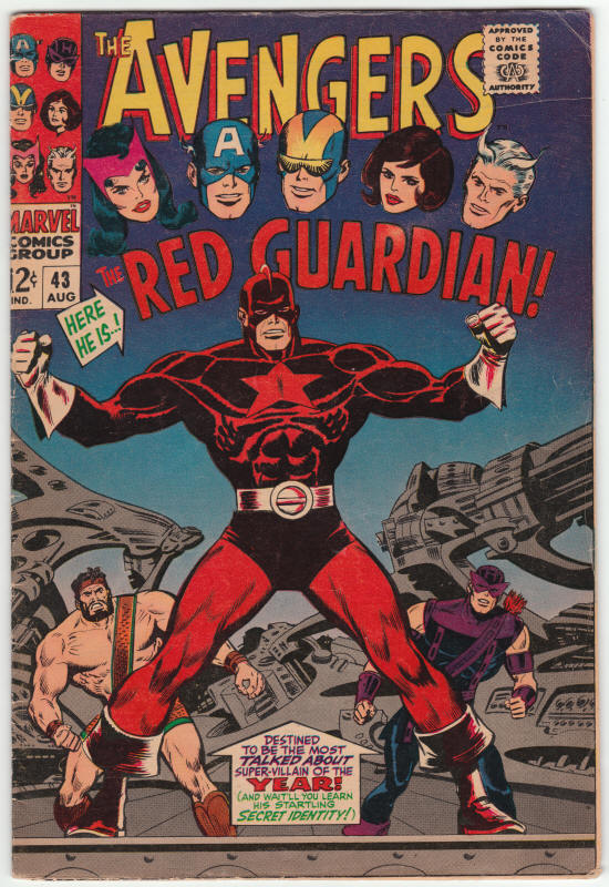 The Avengers #43 front cover