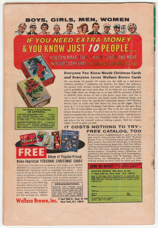 The Avengers #44 back cover