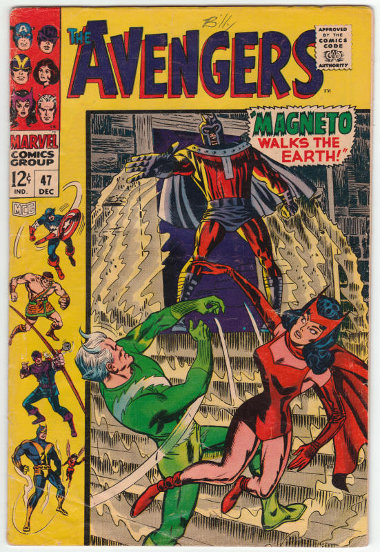 The Avengers #47 front cover