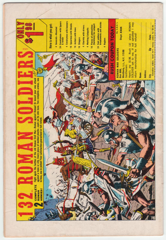 The Avengers #54 back cover