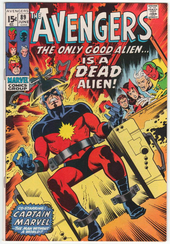The Avengers #89 front cover