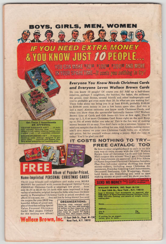 The Avengers Special #1 back cover