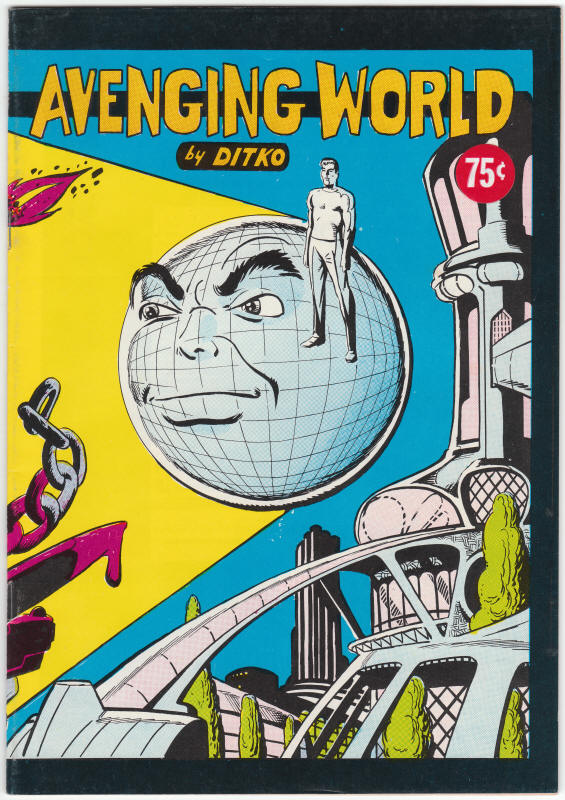 Avenging World #1 F/VF front cover Steve Ditko Artwork