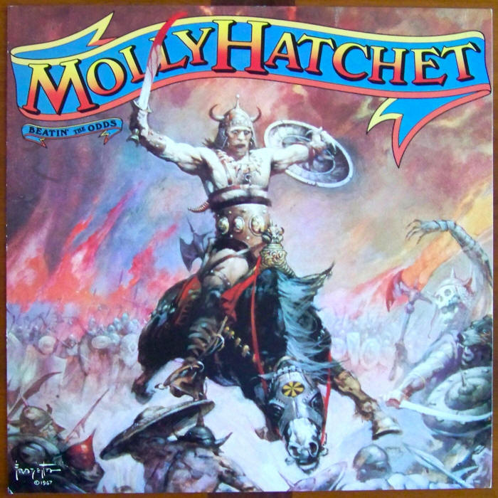 Molly Hatchet Album Promo Frank Frazetta Artwork