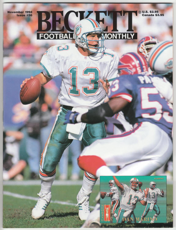 Beckett Football Card Monthly #56 front cover