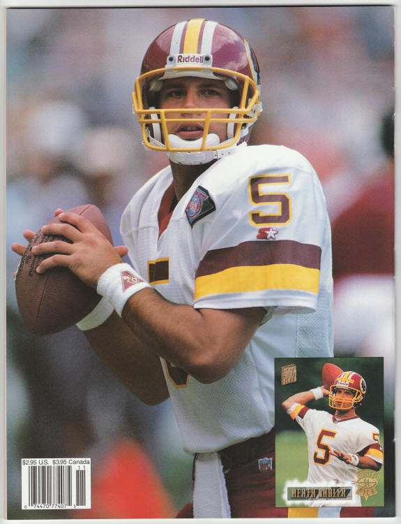 Beckett Football Card Monthly #56 back cover