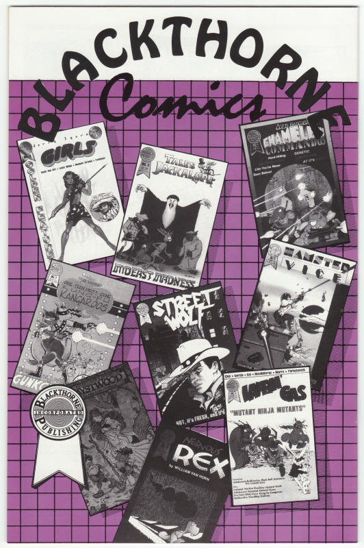 Blackthorne 3-D Series 10 Gumby back cover