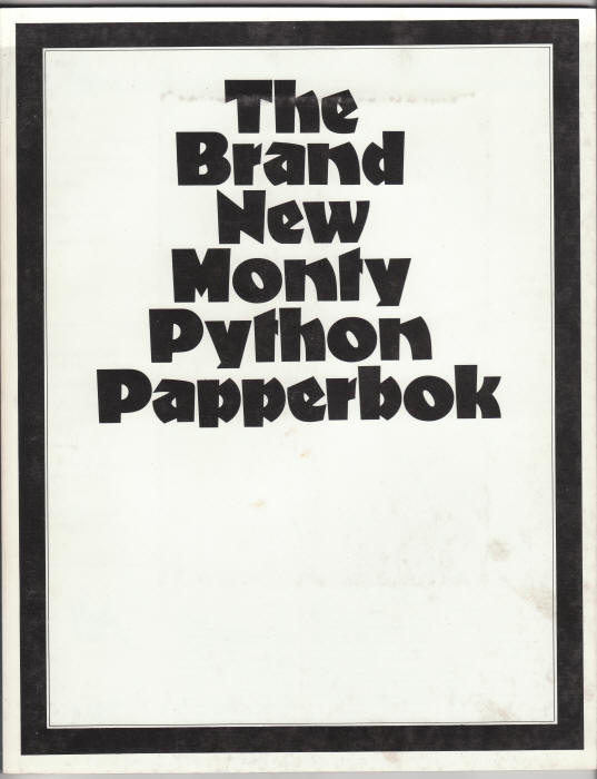 The Brand New Monty Python Papperbok front cover