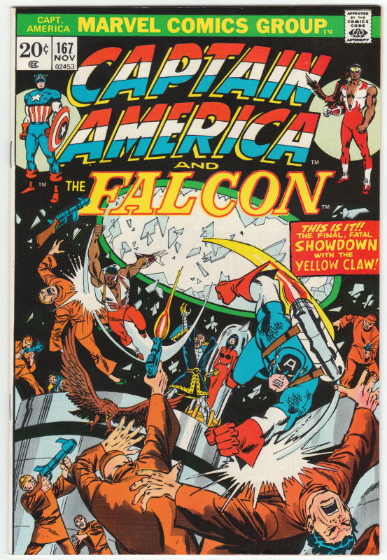 Captain America #167 front cover