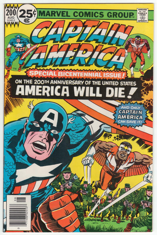 Captain America #200 front cover