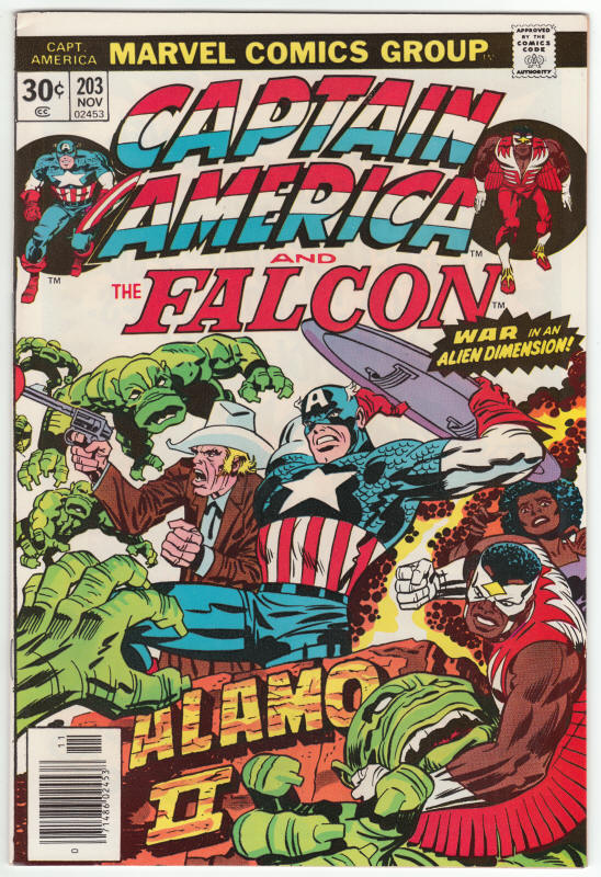 Captain America #203 front cover