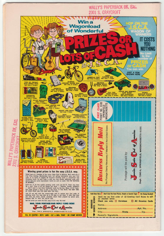 Captain Marvel #28 back cover