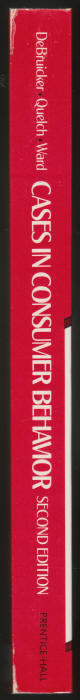 Cases In Consumer Behavior spine