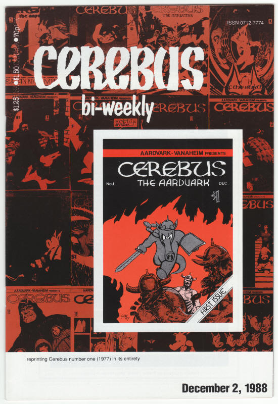 Cerebus Bi-Weekly #1 front cover