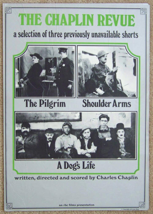 Charlie Chaplin The Chaplin Revue Movie Poster