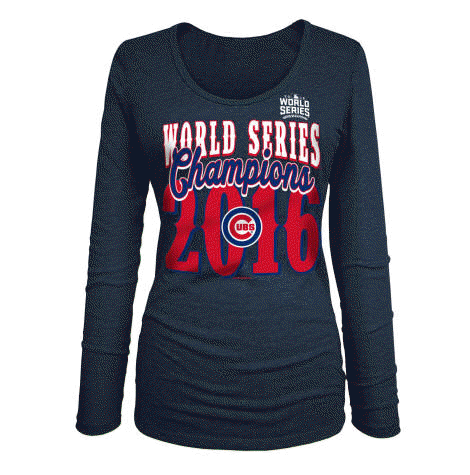 Chicago Cubs Womens Long Sleeve T-Shirt