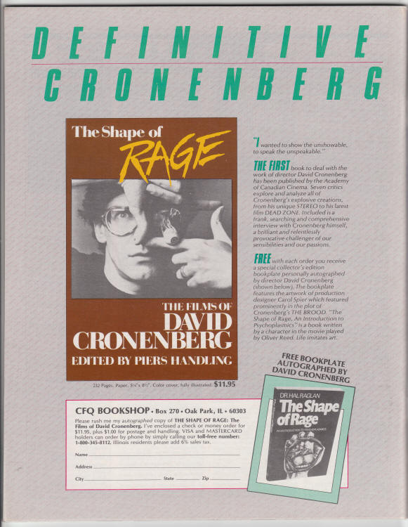 Cinefantastique Volume 13 #6 Volume 14 #1 baby cover