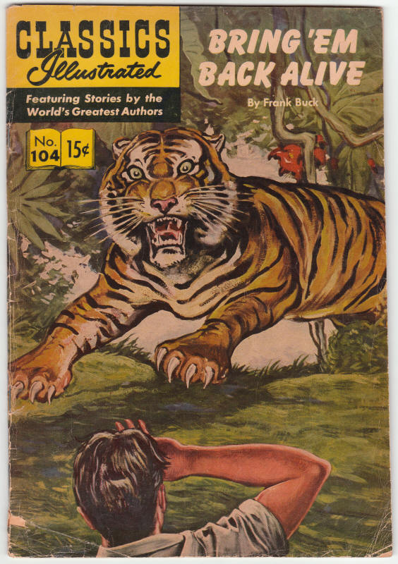 Classics Illustrated #104 front cover