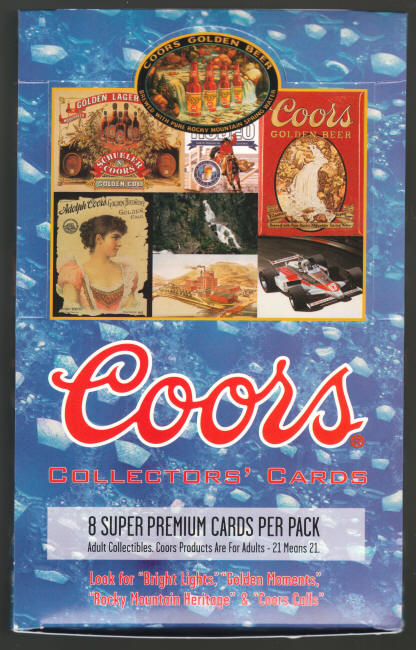 1995 Coors Collectors Cards Box