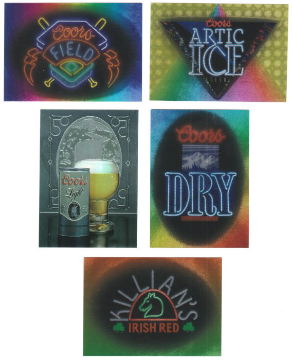 1995 Coors Collectors Chase Cards